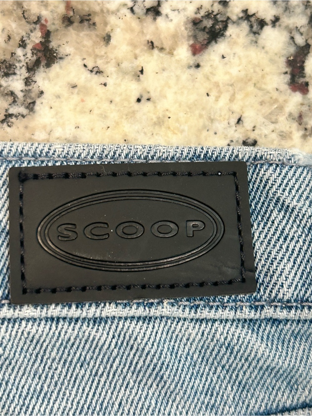 SCOOP Barrel Seam Baggy Wide Leg Ankle Women’s Jeans NWT 2 High Rise Med Wash - Picture 5 of 13